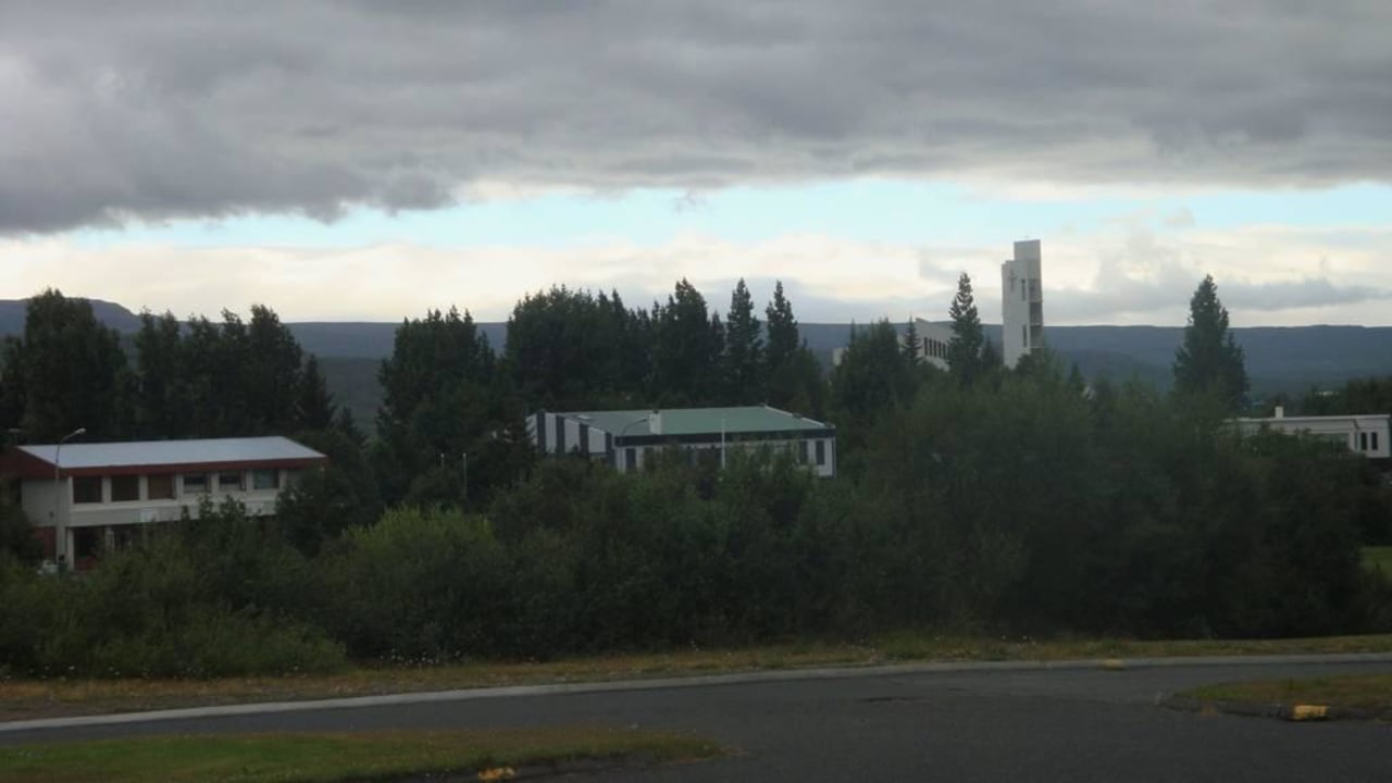 Ausblick vom Parkplatz Hotel Edda Egilsstadir