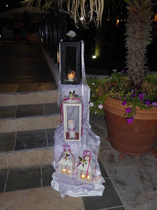 Deko griechischer Abend Hotel Calypso Beach