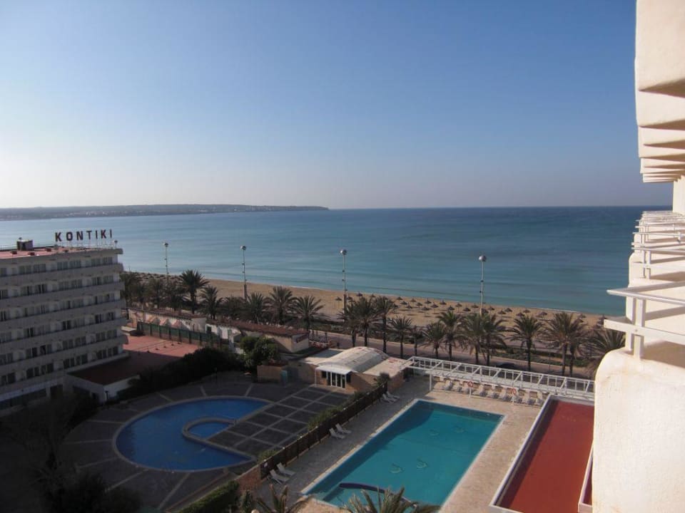 Blick vom Balkon Hotel HM Gran Fiesta