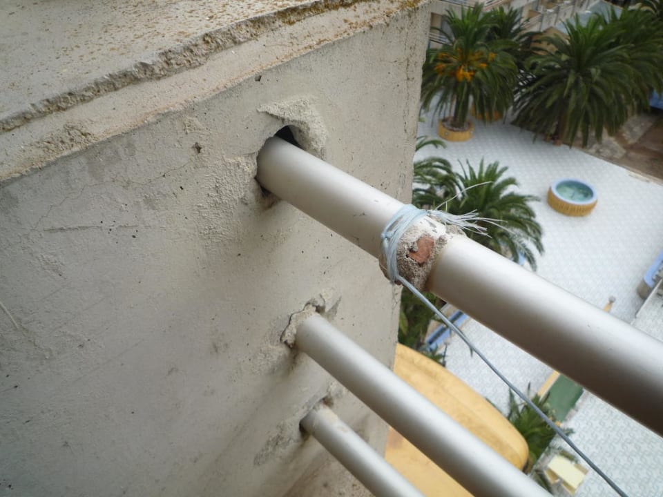 Geländer defekt, locker Bei Juan Playa Blanca