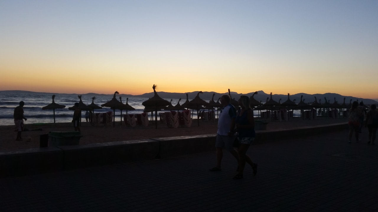 Ausblick zur Promenade  AYA Seahotel - Adults only