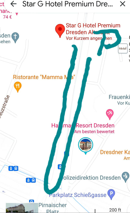 Außenansicht Star G Hotel Premium Dresden im Haus Altmarkt