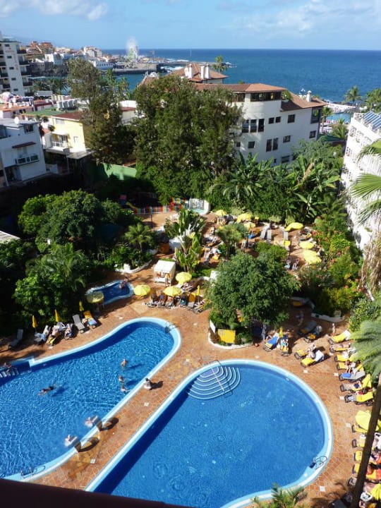 Blick vom Zimmer im 9.Stock H10 Tenerife Playa