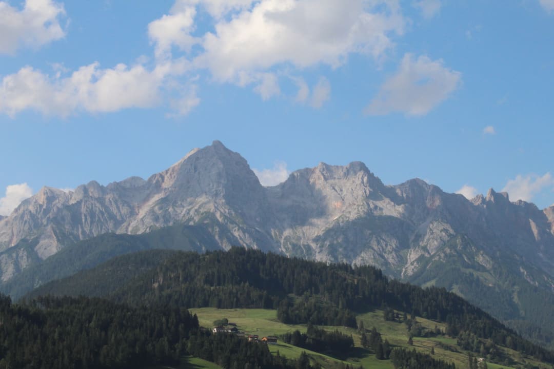 Ausblick Hüttendorf Maria Alm