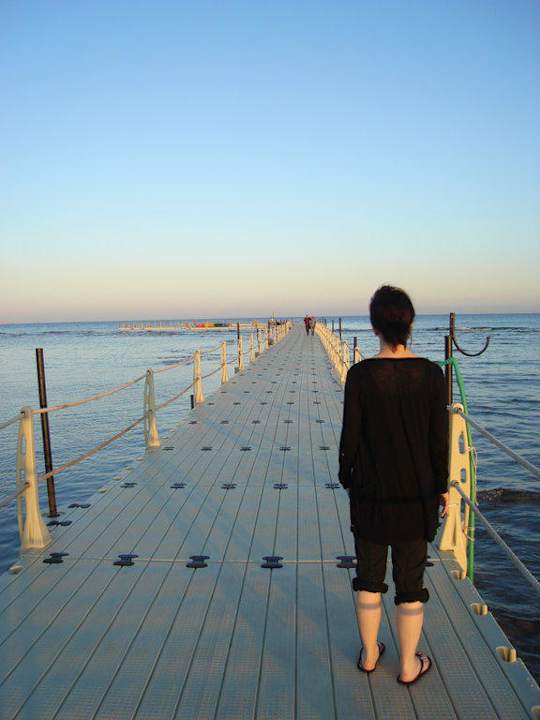 Steg am Strand Pickalbatros Palace Resort