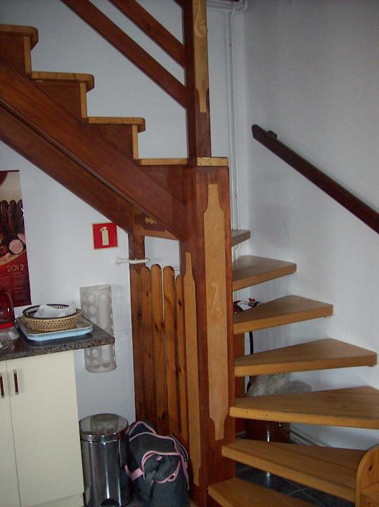 Treppe zu den Schlafzimmern Ferienhäuser Trzesacz PL7234.101.1