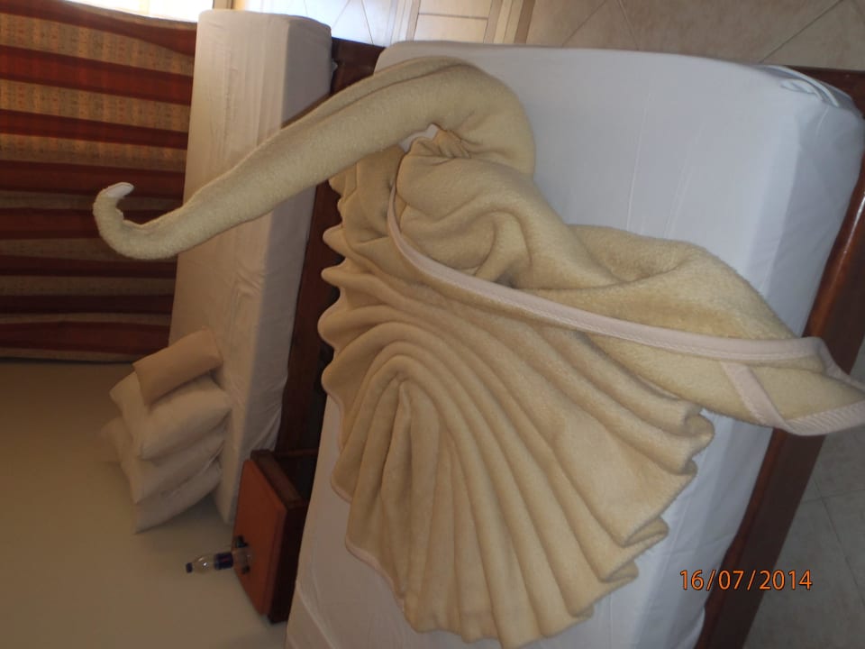 Gebauter Schwan aus Bettlacken Imperial Shams Abu Soma