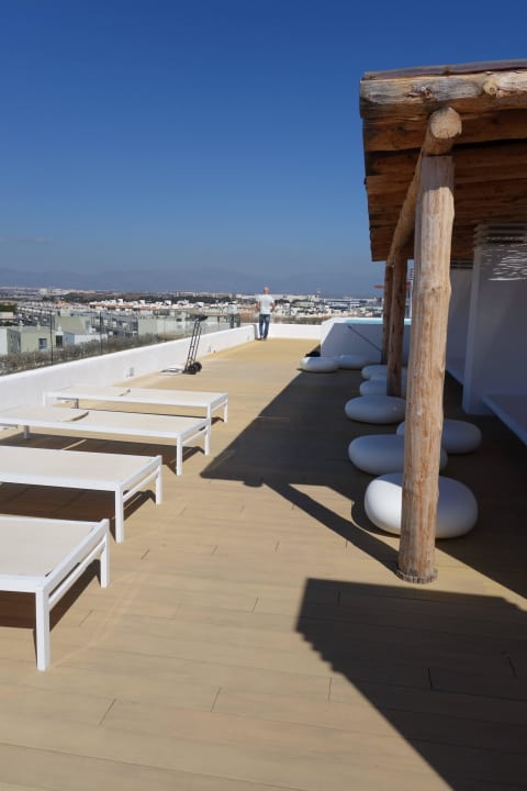 Dachterrasse Richtung Landesinnere HM Balanguera Beach