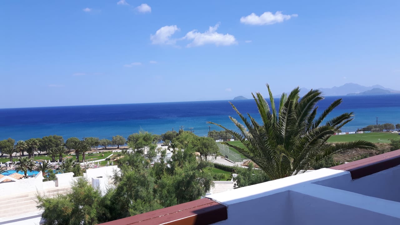 Das Meer vom Balkon Zimmer 373 Lagas Aegean Village