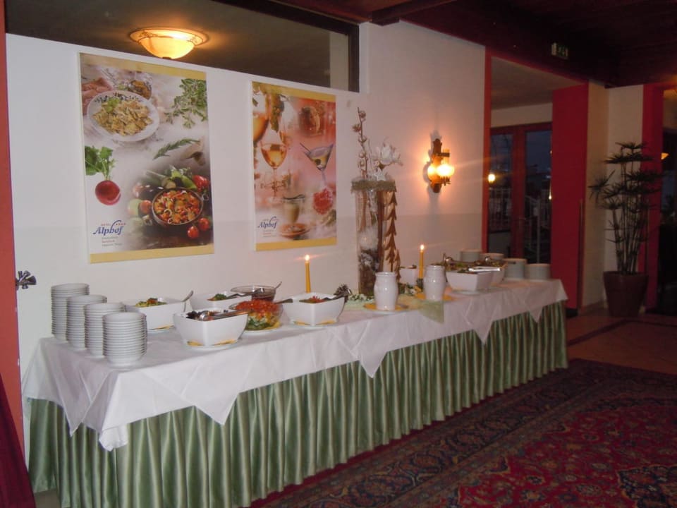 Salatbüffet Hotel Alphof Alpbach
