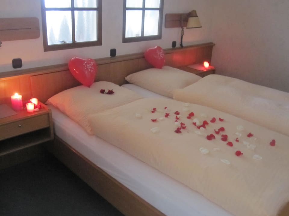 Von meinem Mann dekoriertes Schlafzimmer Pension Das Alte Fischerhaus