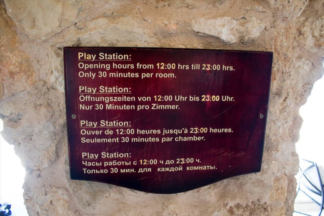 30 Minuten pro Zimmer gratis Playstation Pickalbatros Citadel Resort