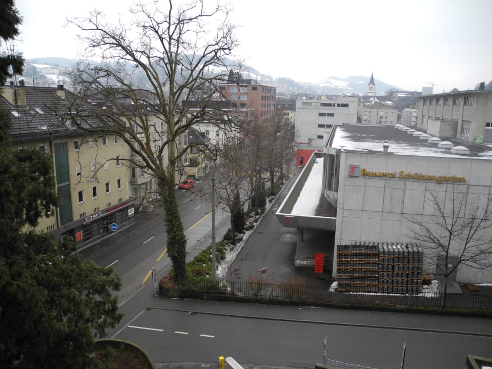 Ausblick aus 4. OG Radisson Blu Hotel, St. Gallen