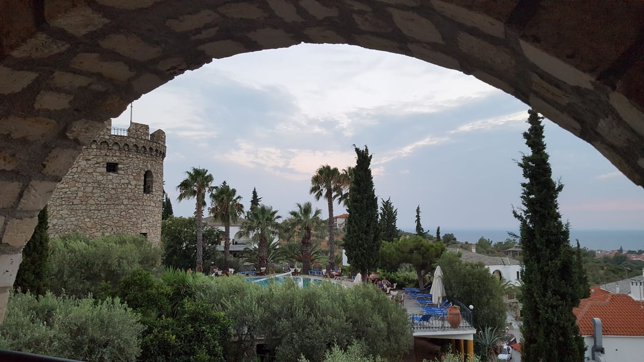Ausblick aus Zimmer Hotel Geranion Village