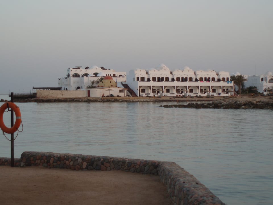 Vom Nachbarhotel auf unseren Block E im Hellen Arabella Azur Resort