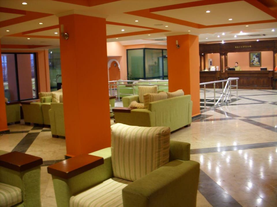 Empfang/Rezeption mit Lobbybar Grand Seker Hotel