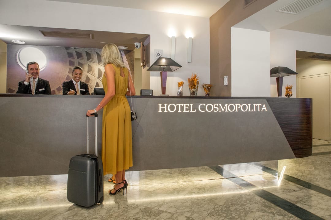 Lobby Cosmopolita Hotel Rome, Tapestry Collection by Hilton