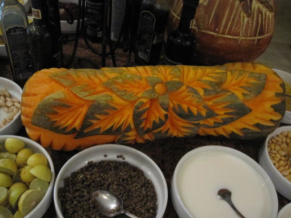 Sehr dekorativ im Restaurant Pickalbatros Palace Resort