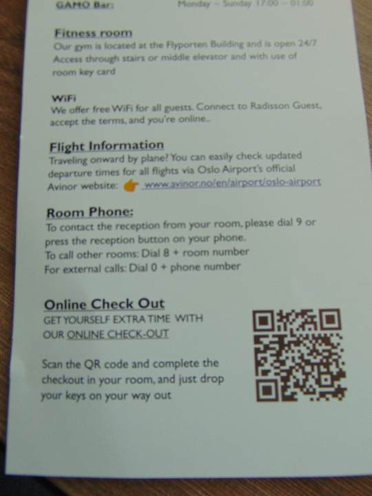 Zimmer Radisson RED, Oslo Airport