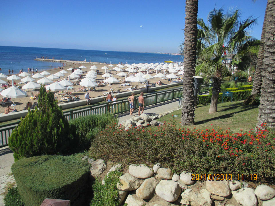 Blick vom Hotel zum Strand PALOMA Perissia