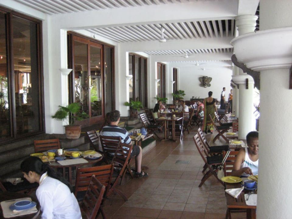 Terrasse vom Restaurant Taj Bentota Resort & Spa