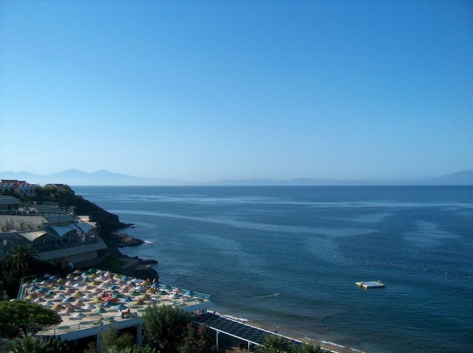 Blick hinüber nach Samos Hotel Grand Efe