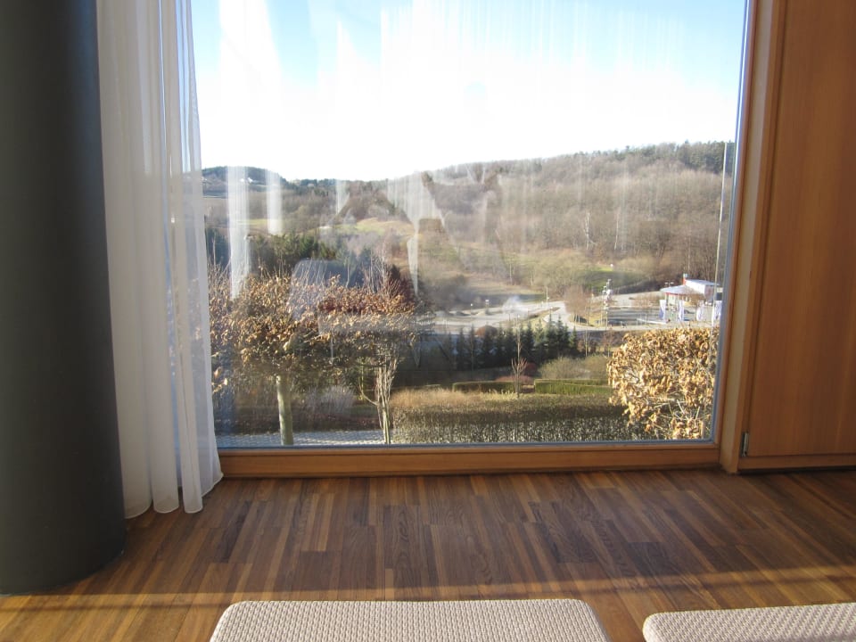 Blick vom Ruheraum (Liegebett) aus Falkensteiner Balance Resort Stegersbach