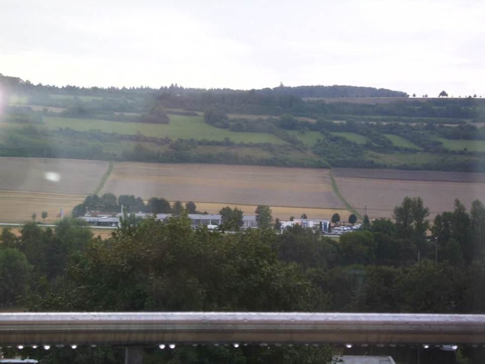 Ausblick beim Abendessen im Restaurant SAVOY Hotel Bad Mergentheim