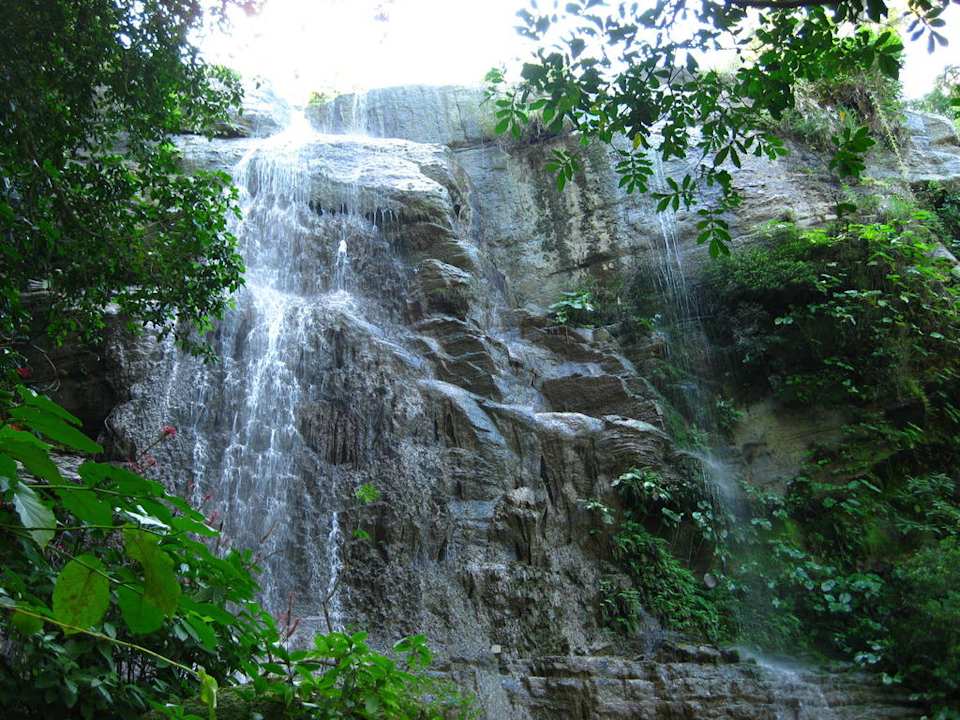 Der Wasserfall nahe des Hotels Hotel El Salton