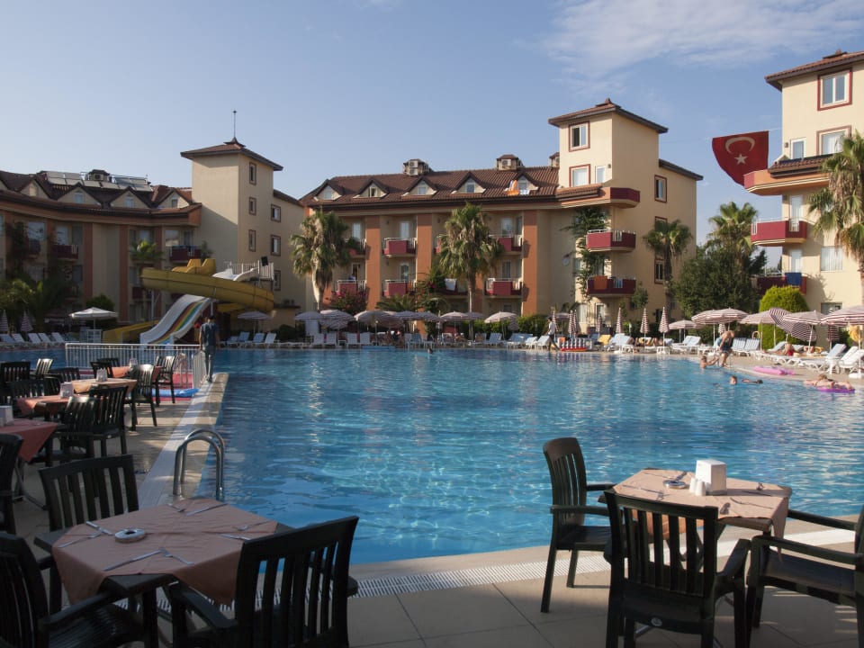 Pool kurz vorm Abendbrot Hotel Orfeus Park