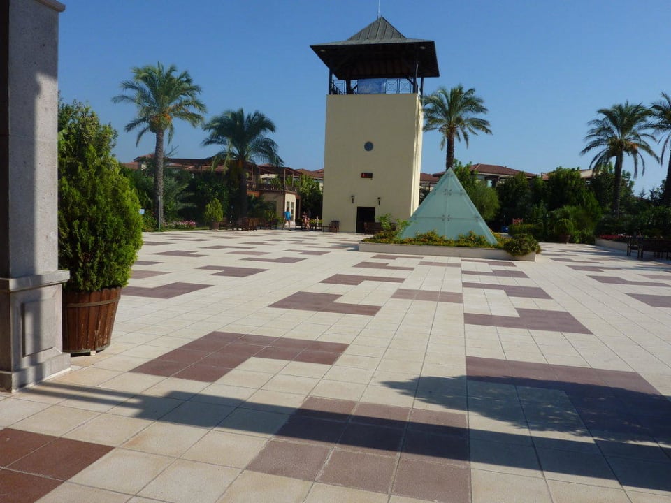 Blick aus der Rezeption TUI KIDS CLUB Felicia Village
