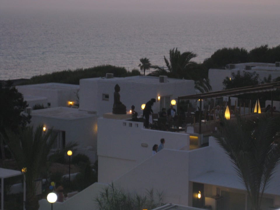 Abends mit Blick auf die Bar Hotel Riu Palace La Mola