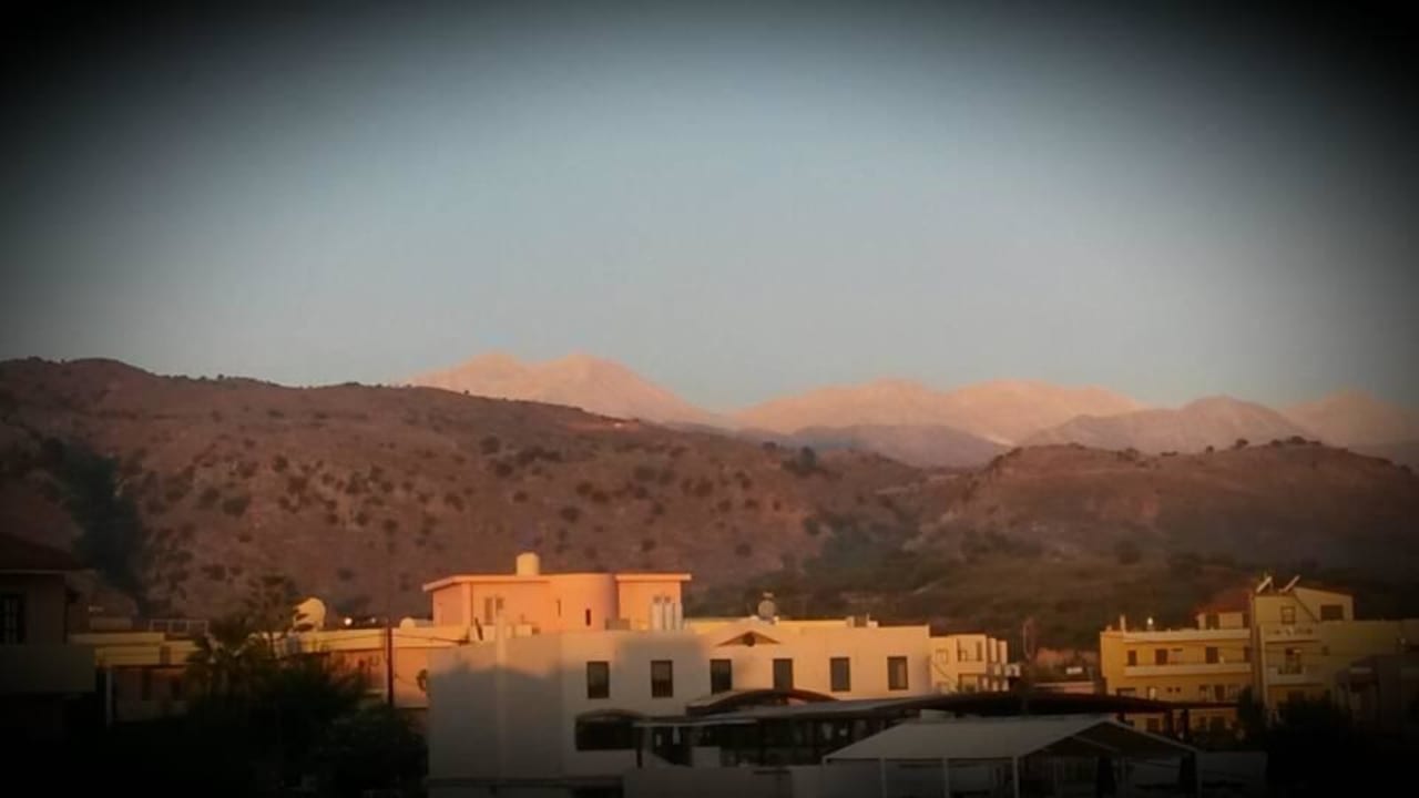 Blick vom Balkon Hotel Corissia Princess