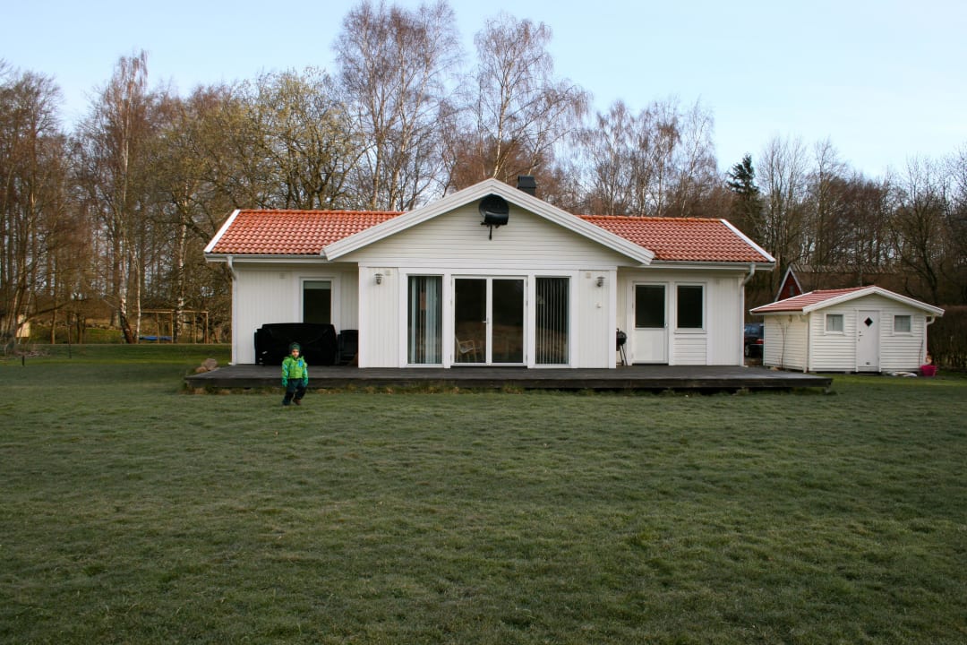 Hausansicht von hinten Novasol Ferienhäuser