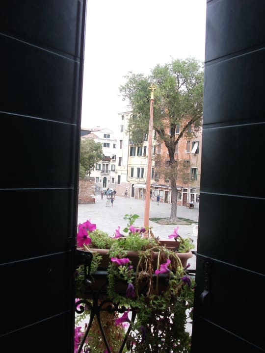 Blick aus dem Fenster Hotel Locanda del Ghetto