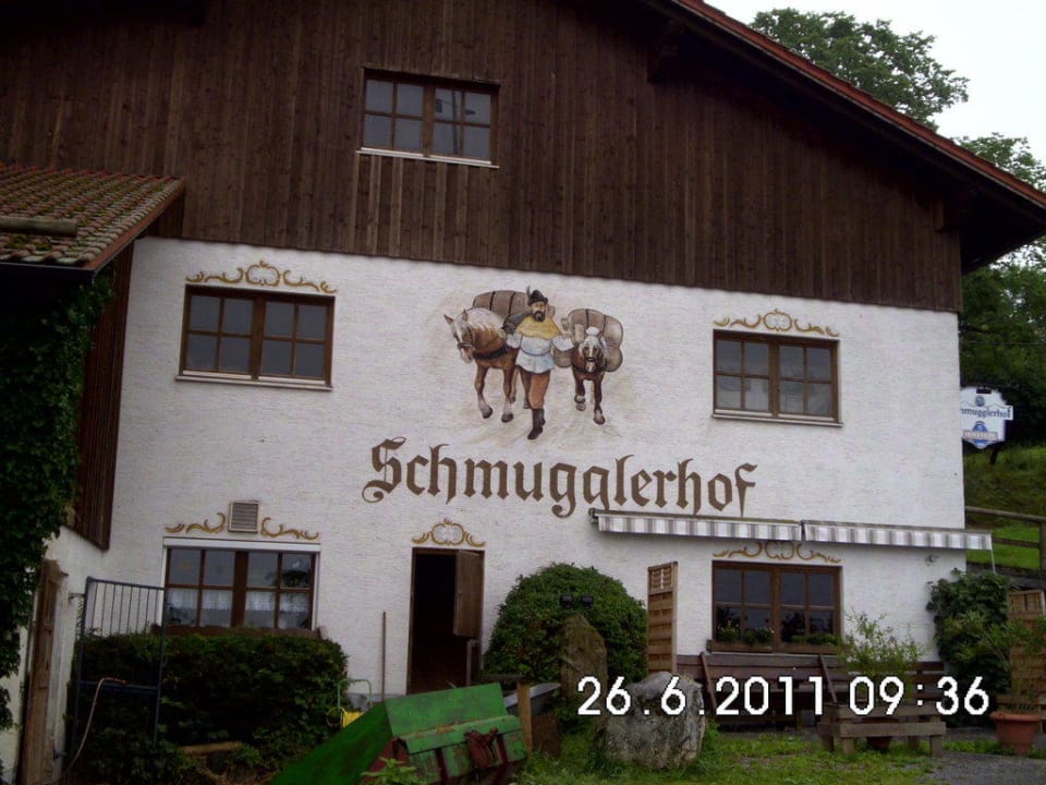 Gebäude neben dem Stall Hotel Schmugglerhof