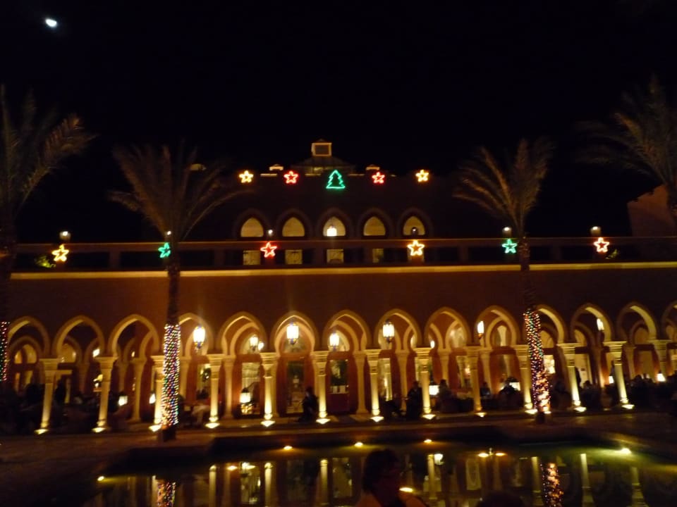 Weihnachtsbeleuchtung am 5. Jänner Grand Makadi
