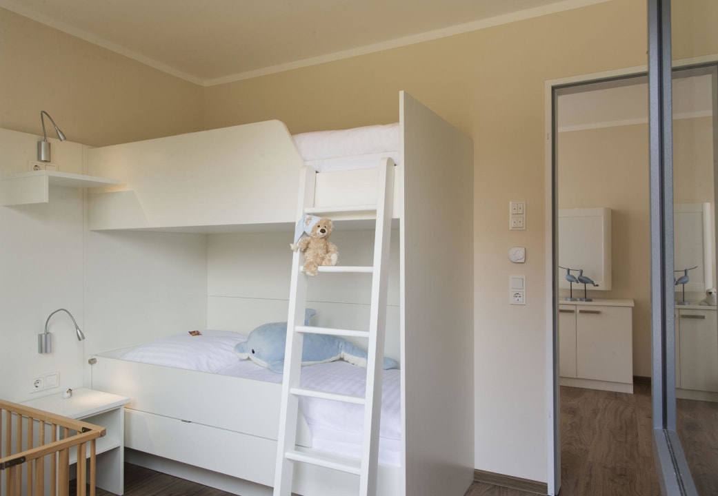 Kinderschlafzimmer vom Familienzimmer Typ C Hotel Deichkrone - Familotel Nordsee