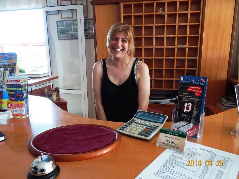 Die nette Chefin Hotel Anthoula Village