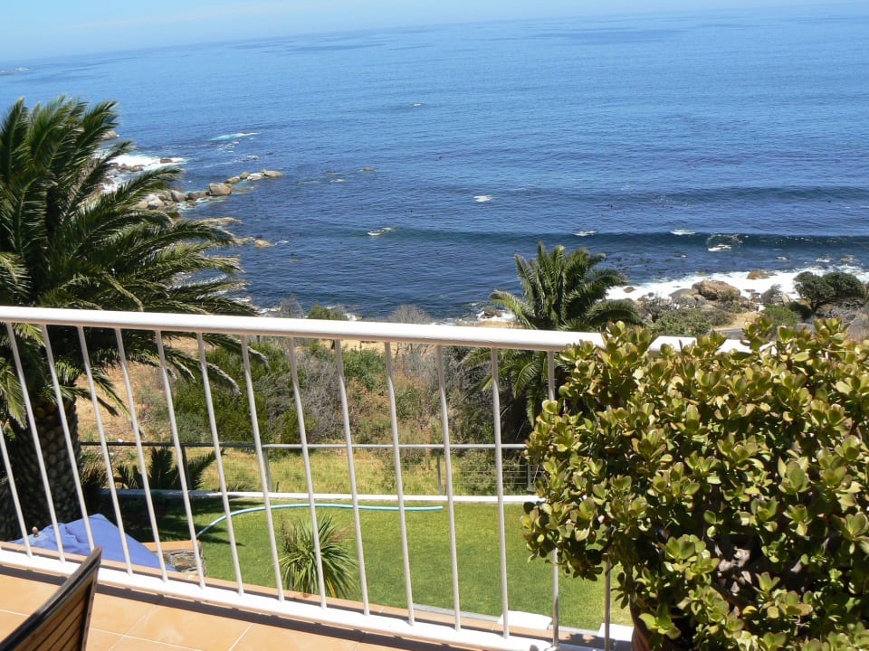 Blick von der Whale Suite zur Bucht Fullham Lodge Camps Bay