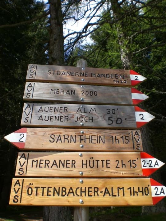 Wandermöglichkeiten Sarner Skihütte