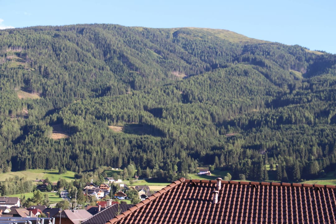 Ausblick vom Balkon Gasthaus Sylpaulerhof