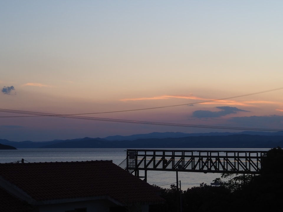 Ausblick Akrathos Beach Hotel
