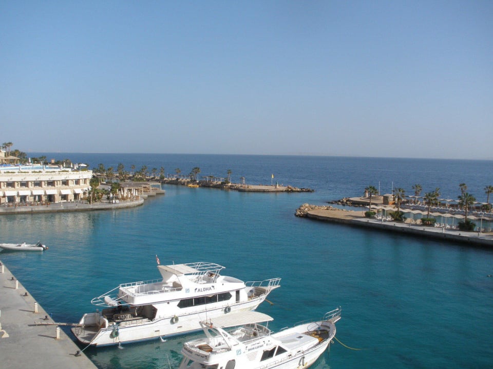 Ausblick beim Frühstück Pickalbatros Citadel Resort