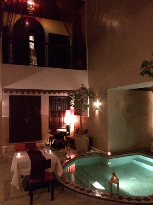 Innenhof Maison d'hôtes Riad Argan