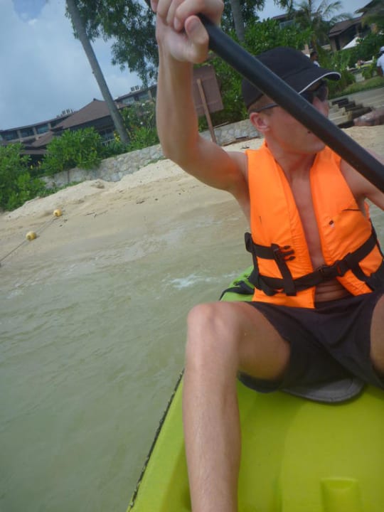 Kanu fahren am Hotelstrand gratis Pullman Phuket Panwa Beach Resort