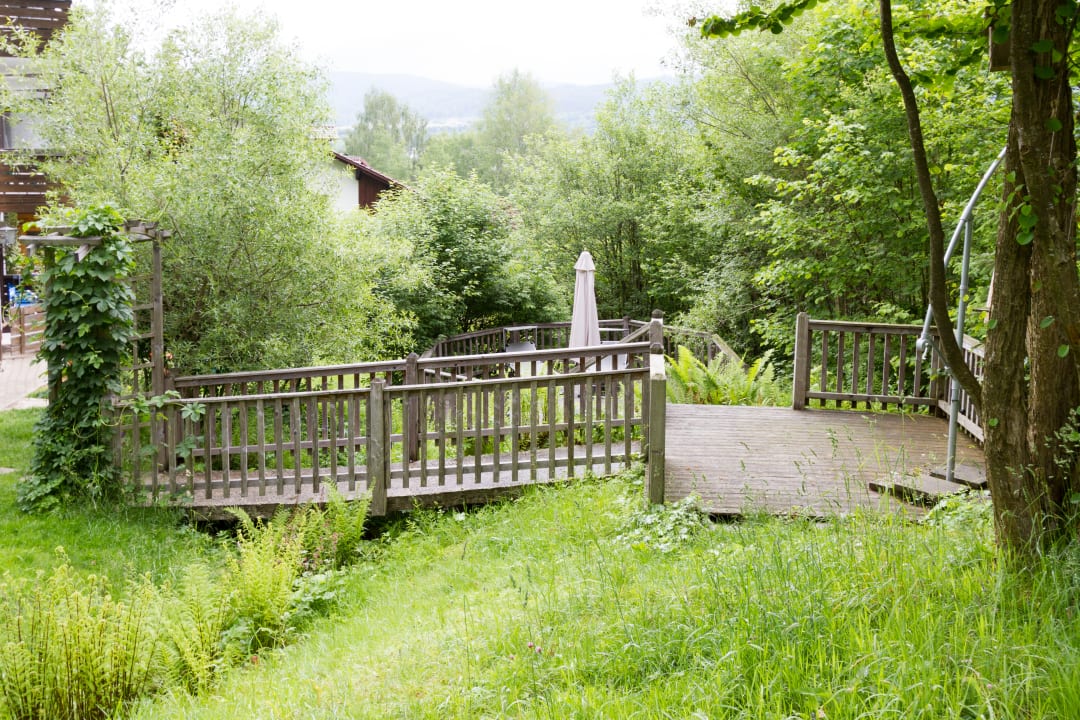 Gartenanlage Gästehaus Falkenau