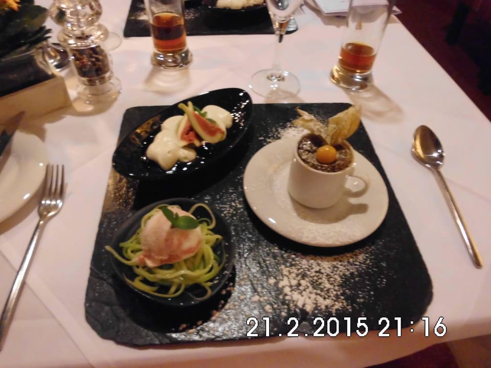 Der fünfte Gang vom Candle Ligt Dinner Morada Strandhotel Ostseebad Kühlungsborn