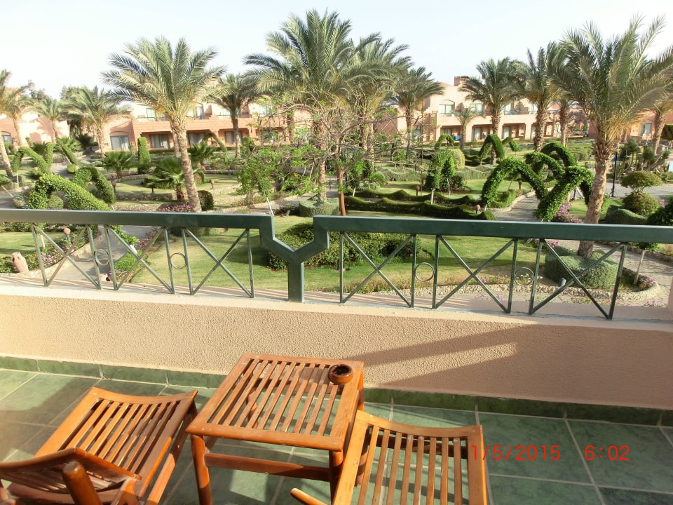 Sehr großer Balkon Sentido Akassia Beach
