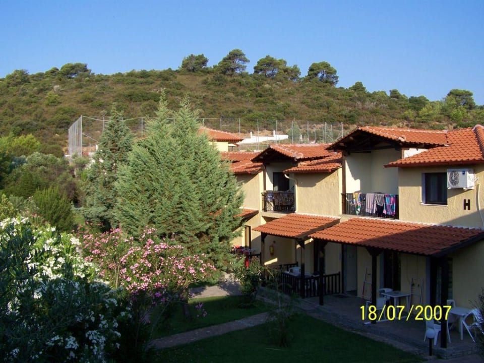 Blick vom Balkon Poseidon Hotel Sea Resort